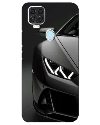 Чехол для ZTE Blade V2020 с картинкой «Lamborghini фары детализация»