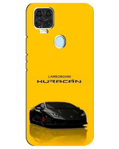 Чехол для ZTE Blade V2020 с картинкой «Lamborghini Huracan черный»