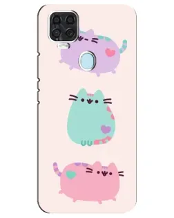Чохол для ZTE Blade V2020 з картинкою «Pusheen тріо» Чохол для ZTE Blade V2020 з картинкою «Pusheen тріо»