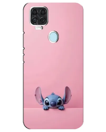 Чехол для ZTE Blade V2020 с картинкой «Stitch выглядывает»
