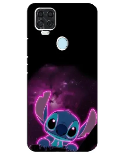 Чехол для ZTE Blade V2020 с картинкой «Неоновый Stitch»