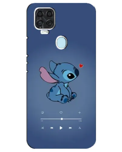 Чехол для ZTE Blade V2020 с картинкой «Музыкальный Stitch»