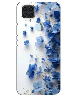 Чохол для ZTE Blade V2020 з картинкою «Блакитний квітковий каскад» Чохол для ZTE Blade V2020 з картинкою «Блакитний квітковий каскад»