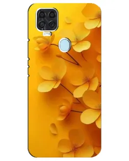 Чохол для ZTE Blade V2020 з картинкою «Золоті пелюстки» Чохол для ZTE Blade V2020 з картинкою «Золоті пелюстки»