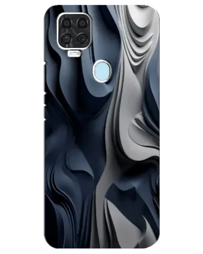 Чохол для ZTE Blade V2020 з картинкою «Об'ємні сині складки» Чохол для ZTE Blade V2020 з картинкою «Об'ємні сині складки»