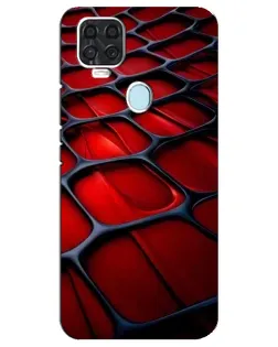 Чохол для ZTE Blade V2020 з картинкою «Червона глянцева сітка»
