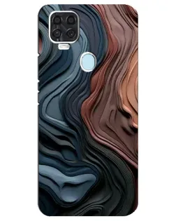 Чохол для ZTE Blade V2020 з картинкою «Кольорові хвилі каньйону»