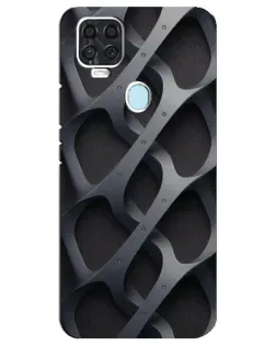 Чохол для ZTE Blade V2020 з картинкою «Об'ємне сіре плетіння»