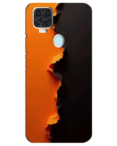 Чохол для ZTE Blade V2020 з картинкою «Помаранчевий розлом» Чохол для ZTE Blade V2020 з картинкою «Помаранчевий розлом»