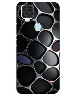 Чохол для ZTE Blade V2020 з картинкою «Об'ємна темна решітка»