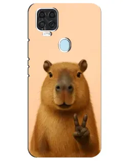 Чехол для ZTE Blade V2020 с картинкой «Капибара виктория» Чехол для ZTE Blade V2020 с картинкой «Капибара виктория»