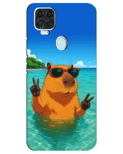 Чехол для ZTE Blade V2020 с картинкой «Морская капибара» Чехол для ZTE Blade V2020 с картинкой «Морская капибара»