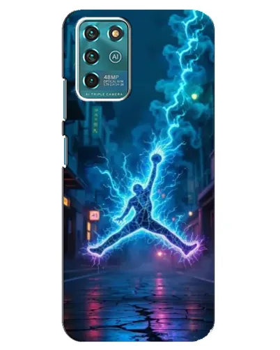 Чехол для ZTE Blade V30 Vita с картинкой «Jordan Gold Jumpman»