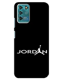 Чехол для ZTE Blade V30 Vita с картинкой «Jordan White Logo»