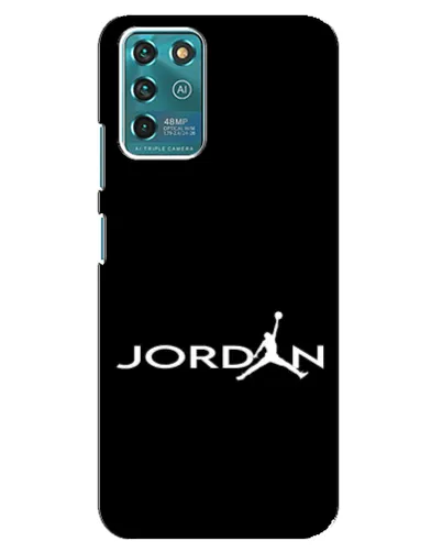 Чехол для ZTE Blade V30 Vita с картинкой «Jordan White Logo»