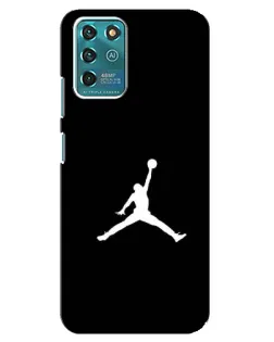 Чехол для ZTE Blade V30 Vita с картинкой «Jordan Silhouette»