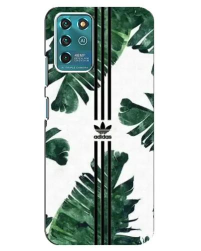 Чехол для ZTE Blade V30 Vita с картинкой «Пальмовые листья адидас»