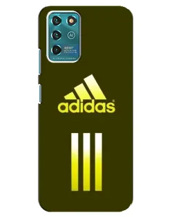 Чехол для ZTE Blade V30 Vita с картинкой «Оливковый градиент Adidas»