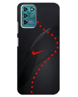 Чехол для ZTE Blade V30 Vita с картинкой «Абстрактный дизайн Nike»