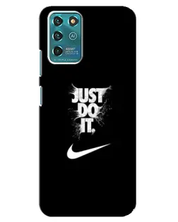 Чехол для ZTE Blade V30 Vita с картинкой «Текстовый принт Nike»