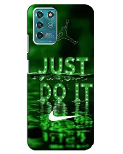Чехол для ZTE Blade V30 Vita с картинкой «Зеленый неоновый Nike»