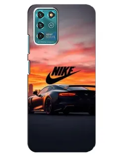 Чехол для ZTE Blade V30 Vita с картинкой «Nike и суперкар»