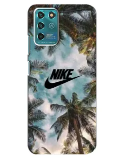 Чехол для ZTE Blade V30 Vita с картинкой «Тропический принт Nike» Чехол для ZTE Blade V30 Vita с картинкой «Тропический принт Nike»
