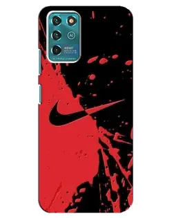 Чехол для ZTE Blade V30 Vita с картинкой «Красные брызги Nike» Чехол для ZTE Blade V30 Vita с картинкой «Красные брызги Nike»