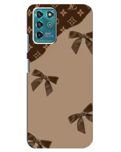 Чехол для ZTE Blade V30 Vita с картинкой «LV — кофейный атлас»