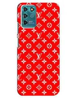 Чехол для ZTE Blade V30 Vita с картинкой «Яркий паттерн LV»