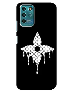 Чехол для ZTE Blade V30 Vita с картинкой «Цветочная монограмма»