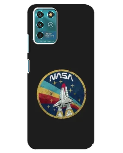 Чехол для ZTE Blade V30 Vita с картинкой «NASA — эмблема миссии»