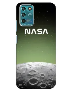 Чехол для ZTE Blade V30 Vita с картинкой «NASA — лунный градиент»