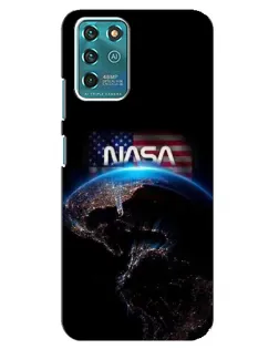 Чехол для ZTE Blade V30 Vita с картинкой «Земля из космоса NASA»