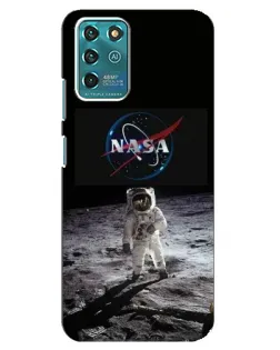 Чехол для ZTE Blade V30 Vita с картинкой «Астронавт на Луне»