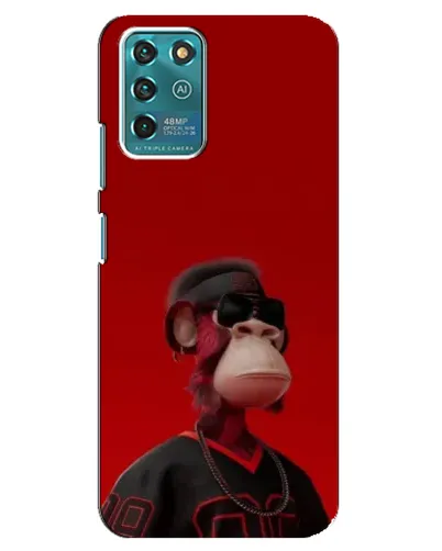Чехол для ZTE Blade V30 Vita с картинкой «Bored Ape в красном» Чехол для ZTE Blade V30 Vita с картинкой «Bored Ape в красном»