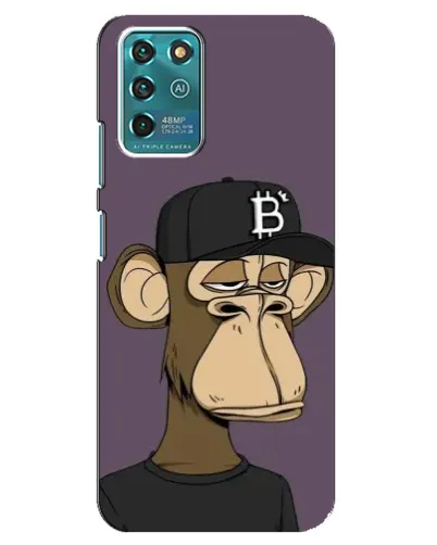 Чехол для ZTE Blade V30 Vita с картинкой «Bored Ape в кепке» Чехол для ZTE Blade V30 Vita с картинкой «Bored Ape в кепке»