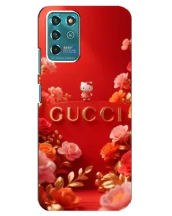 Чехол для ZTE Blade V30 Vita с картинкой «Gucci — золотой сад»