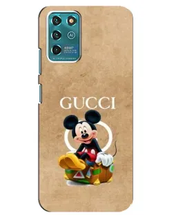 Чехол для ZTE Blade V30 Vita с картинкой «Микки Маус Gucci — крафт»