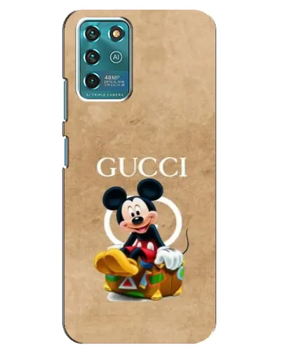 Чехол для ZTE Blade V30 Vita с картинкой «Микки Маус Gucci — крафт» Чехол для ZTE Blade V30 Vita с картинкой «Микки Маус Gucci — крафт»