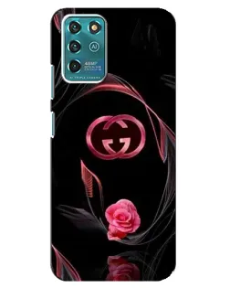Чехол для ZTE Blade V30 Vita с картинкой «Gucci — неоновая роза»