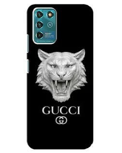Чохол для ZTE Blade V30 Vita з картинкою «Gucci — срібний лев»