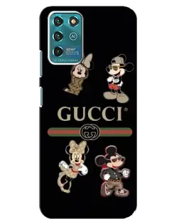 Чохол для ZTE Blade V30 Vita з картинкою «Gucci — герої Disney та монограма»