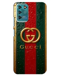 Чохол для ZTE Blade V30 Vita з картинкою «Gucci — фірмова смуга та золото»