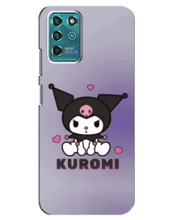 Чехол для ZTE Blade V30 Vita с картинкой «Kuromi — фиолетовый арт»
