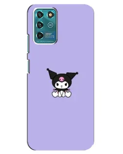 Чехол для ZTE Blade V30 Vita с картинкой «Kuromi — фиолетовый минимализм»