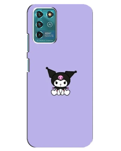 Чехол для ZTE Blade V30 Vita с картинкой «Kuromi — фиолетовый минимализм» Чехол для ZTE Blade V30 Vita с картинкой «Kuromi — фиолетовый минимализм»