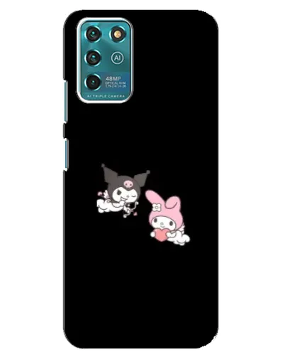 Чехол для ZTE Blade V30 Vita с картинкой «My Melody и Kuromi» Чехол для ZTE Blade V30 Vita с картинкой «My Melody и Kuromi»