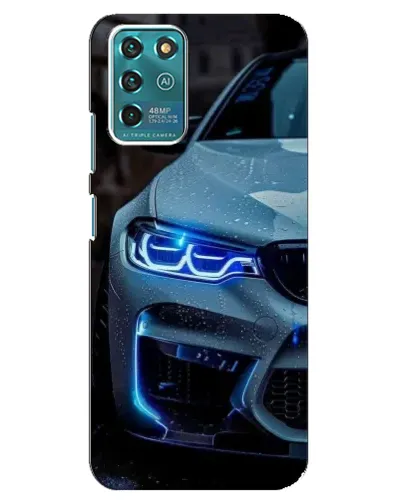 Чехол для ZTE Blade V30 Vita с картинкой «Взгляд BMW с синими фарами»