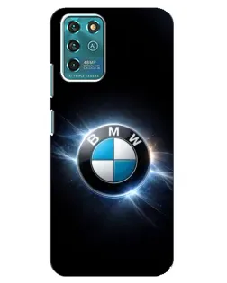 Чехол для ZTE Blade V30 Vita с картинкой «BMW — неоновое сияние»
